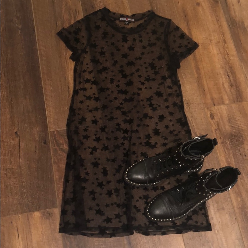 Star Mesh Dress